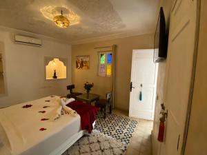 Letto o letti in una camera di Riad Makech