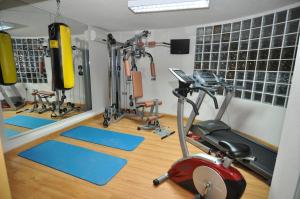 Fitness centrum a/nebo fitness zařízení v ubytování Thalassies