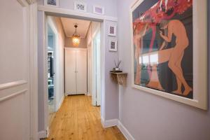 ゲチョにあるLovely apartment in Getxoの廊下