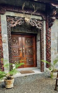 Η πρόσοψη ή η είσοδος του Viking House