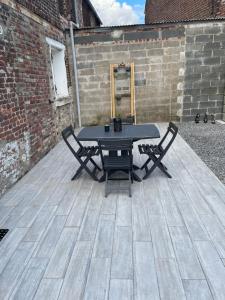 Αίθριο ή υπαίθριος χώρος στο Maison Wallers 500m des mines