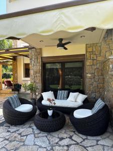 Posezení v ubytování Villa Neli