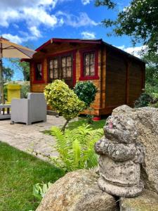 Zahrada ubytování Chalet dans notre jardin