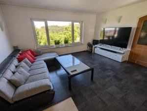 Μια τηλεόραση ή/και κέντρο ψυχαγωγίας στο Budget Zimmer im Siebengebirge