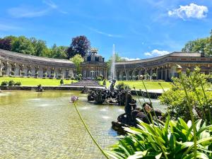Zahrada ubytování Moderne FeWo Julia im Fichtelgebirge, Nähe Bayreuth