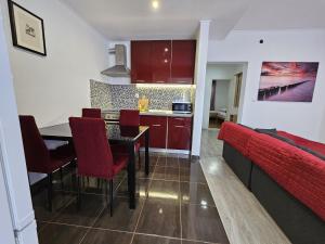 Η κουζίνα ή μικρή κουζίνα στο Modern apartment Nikola in a quiet area