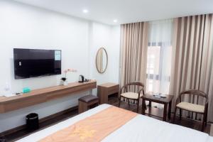 Μια τηλεόραση ή/και κέντρο ψυχαγωγίας στο Gia Phu Hotel