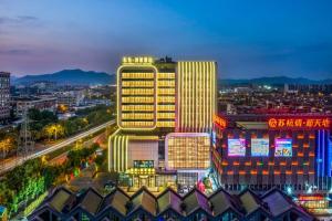 Splošen razgled na mesto Yiwu oz. razgled na mesto, ki ga ponuja hotel