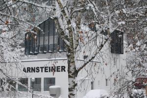 Arnsteiner Apartments v zimě