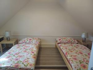 Postel nebo postele na pokoji v ubytování Apartmán Silvie