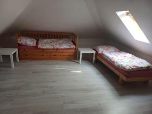 Postel nebo postele na pokoji v ubytování Apartmán Silvie