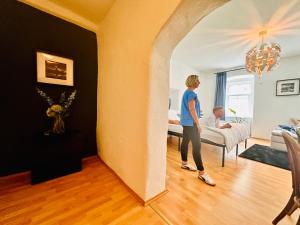 Hosté ubytování Schöne Ferienwohnung