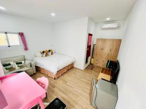 居家民宿-岩手二館客房内的一张或多张床位
