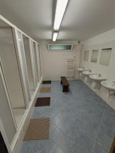 Koupelna v ubytování Hotel Bečva na Horní Bečvě