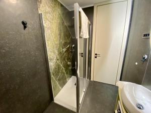 Koupelna v ubytování Boutique hotel ZBILJE