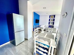 Kuchyň nebo kuchyňský kout v ubytování Filikouri Rooms