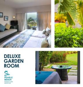 Ένα ή περισσότερα κρεβάτια σε δωμάτιο στο Pearle Beach Resort & Spa