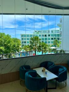 Χώρος καθιστικού στο Duplex in a 5 star hotel La Vita