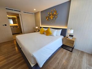 Ένα ή περισσότερα κρεβάτια σε δωμάτιο στο Duplex in a 5 star hotel La Vita +30 φωτογραφίες