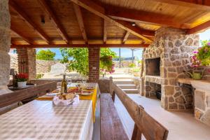 Χώρος καθιστικού στο Villa Depicolo