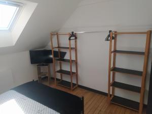 Postel nebo postele na pokoji v ubytování DS Harmothe