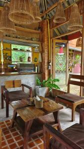Restoran atau tempat lain untuk makan di บ้านพอเพียงเชียงดาว BanPorPiangChiangDao