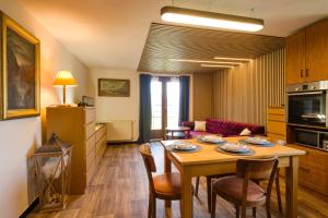 Kuchyň nebo kuchyňský kout v ubytování apartmán Králík