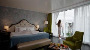 Postel nebo postele na pokoji v ubytování Thon Hotel Bristol Stephanie