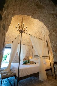 Postel nebo postele na pokoji v ubytování Ohana Alberobello