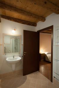 Koupelna v ubytování Agriturismo Corte Galvani