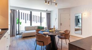 Posezení v ubytování Myflats Premier Suites