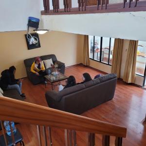 Posezení v ubytování Casa Colon Quito Bed & Breakfast Hostel
