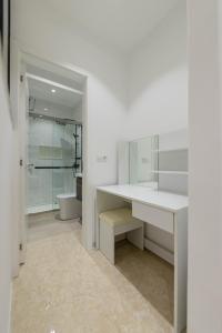 Koupelna v ubytování ViVi Aparthotel