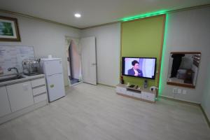 RG度假屋的厨房或小厨房