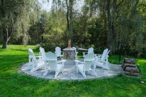 Zahrada ubytování Bromont lodge