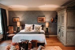 Postel nebo postele na pokoji v ubytování B&B Maison Mairie Hasselt