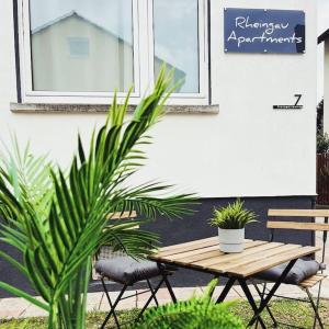 Κήπος έξω από το Rheingau Apartments