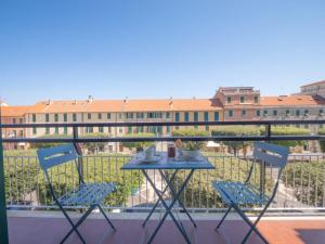 Balkón nebo terasa v ubytování Babyaccommodation Family City I