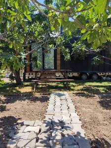 Zahrada ubytování Dikili ZeyTiny House