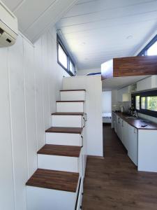 Kuchyň nebo kuchyňský kout v ubytování Dikili ZeyTiny House