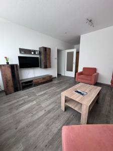 Köök või kööginurk majutusasutuses Idyllische Küstenwohnung nahe Bontekai +3 fotot