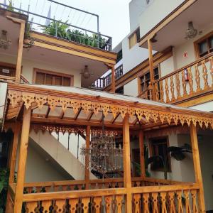 Uma varanda ou terraço em Hotel España Lima Peru