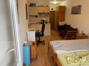 Kuchyň nebo kuchyňský kout v ubytování Gerber Residence Studio