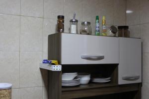 A cozinha ou cozinha compacta de Hostal Familiar S&G