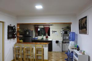 A cozinha ou cozinha compacta de Hostal Familiar S&G