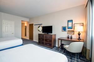 Hotel Gettysburg客房内的一张或多张床位