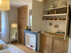 Knihovna v bed and breakfast