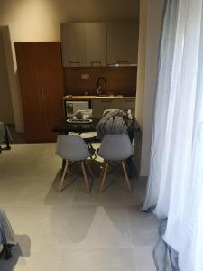 Kuchyň nebo kuchyňský kout v ubytování Smaragdi apartment