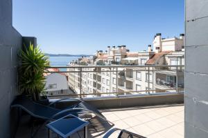 A balcony or terrace at ÁTICO DE LUX SANXENXO