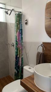 Et badeværelse på Los geranios